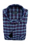 Rkek Relax Fit Comfortable Cut Sports Collar Checkered Double Pocket Flap Shirt for Winter