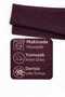 Velvet Textured Dark Plum Color Island Series Runner 40 X 140 cm - 2