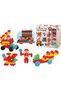Fire Brigade Block Set 55 Pieces + Educational Toy + Motor Skills + Ages 3+ + Professional
