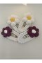2 Pairs of Daisy Knit Snap Buckles - 5