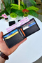 Premium Gift Rose Box - Frankfurt Black Genuine Leather Wallet - Keychain and Red Rose Box - 5