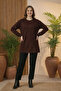 Women's Bitter Brown Buttoned Tunic - 3