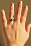 Purple Copper Ring Crystal Adjustable Handcrafted (Gift for Daily Special Occasions) - 2