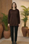 Women's Bitter Brown Buttoned Tunic - 2