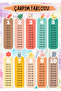 Multiplication Table Banner Pvc-Coated One-Piece Banner 22*30 cm - 2