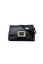 Wonderful Bag with Short and Long Straps, Croco Black - 3