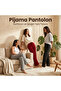 3-Pack Women's Stretch Fabric Comfortable Pants & Sweatpants, Casual Comfortable Homewear Pajamas - 3