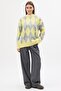 Baklava Pattern Sweater Yellow - 5