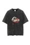 Washable Menhera Printed Unisex Oversized Vintage T-Shirt - 2