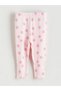 Lcw Baby Pink Crew Neck Printed Baby Girl Blouse and Leggings 2-Pack - 6