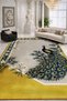 Mosso Multi-Color Peacock and Floral Pattern Woven Base Modern Decorative Carpet Mosso2145 - 2