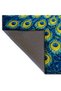 Mosso Blue Themed Peacock Pattern Woven Base Modern Decorative Carpet Mosso2146 - 3
