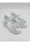 Stone Butterfly Detailed Girls' Ballerina Shoes Shiny Patent Leather Princess Model
