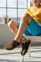 Children's Anatomical Natural Cork Sole Genuine Leather Arch Supported Suede Slippers