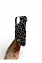 iPhone 11 Compatible White L Leopard Printed Case - 3