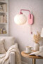 Viola Wall Sconce Pink Lamp Modern Decorative Minimal with Pull Switch E27 - 2