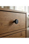 9129.04 Matte Black Furniture Button |   Cupboard and Wardrobe Handle - 2