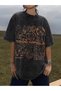 Tame Impala Designed Vintage Effect Black Oversized T-Shirtwashed Fabric - 2