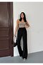 Women's Stretch Fabric Palazzo Loose Wide Leg Trousers - 8