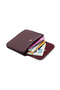 2 Pieces Burgundy Purple Faux Leather Multi-Compartment Women's Card Holder Wallet Set - 13X9 cm - 5