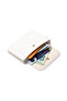 2 Pieces Cream White Faux Leather Multi-Compartment Women's Card Holder Wallet Set - 13X9 cm - 5