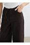 Brown baggy fit women's jean pants from plus-store - 3