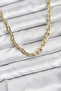 Gold Color Brass Tiffany Model Women's Necklace