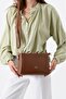 Women's Multi-Compartment Stylish Quality Leather Crossbody Bag Suitable for Daily Use 733 - 3