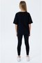 U.S.Polo Assn Us2523-G Girls' Black Suit with Leggings - 2