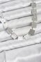 Square Plate Model Silver Color Women's Necklace Tj-Bko10824