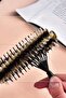 Black Color 2 Pieces Practical Hair Brush and Comb Cleaning Apparatus Comb Cleaner Mini Rake 8.5C - 6