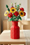 Special Design Decorative Vase for Lego Flowers Bioplastic Red (FLOWERS NOT INCLUDED) - 3