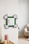 Floral Patterned Colorful Decorative Socket Key Frame - 3