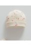 İncibaby 100% Cotton Sweet Cherry Baby Girl Set of 3 (Hat, Bib, Gloves) New Season 2026 - 2