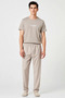 Men's Crew Neck Standard Sleeve Striped Pajama Set Regular Fit Functional Durable - 3