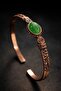 Women's Pure Copper Bracelet Jade Agate Natural Stone Bracelet