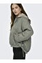 Women's Khaki Onlmiki Hood Quilt Jacket Cc Otw Jacket 15361128-Smokeyoli - 3