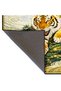 Mosso Green Tones Tiger in the Forest Pattern Woven Base Modern Decorative Carpet Mosso2155 - 4