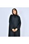 عباية سوداء عملية مغلقة بطقطق مزينة بتطريز انيق - 3