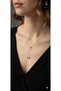 Zikon Gold Women's Necklace Surrounded by Stones