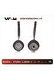 Vcom CV602-B تمديد تلفزيون أسود تناظري بطول 5 أمتار