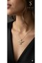 Zircon Stone Anka Gold Women's Necklace - 2