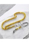 Crimped Amber Capsule Cut Silver Tassel Prayer Beads (Wrist Length) - 2
