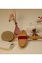 100% Natural Horsehair Red Cellulite Brush & Horsehair Bath and Back Brush Set of 2 - 4