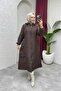 Women's Detachable Hooded Quilted Coat with Side Pockets - 5