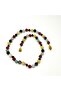 Certified Natural Stone Baby Necklace Agate Amazonite Obsidian Calcite Amber - 38 cm - 4
