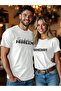 Double Matching Set 1 Men's Model Valentine's Day Printed Relaxed Fit T-shirt