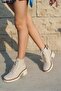 Perivan 117Pr Cream Waterproof Women's Chelsea Boots - 3