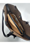 Women's Faux Leather Shoulder Bag with 3 Compartments, Large Size, Stylish Design Black Shoulder Bag - 8