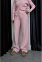 Pink Snap Button Knit Set with Waist Detail - 6